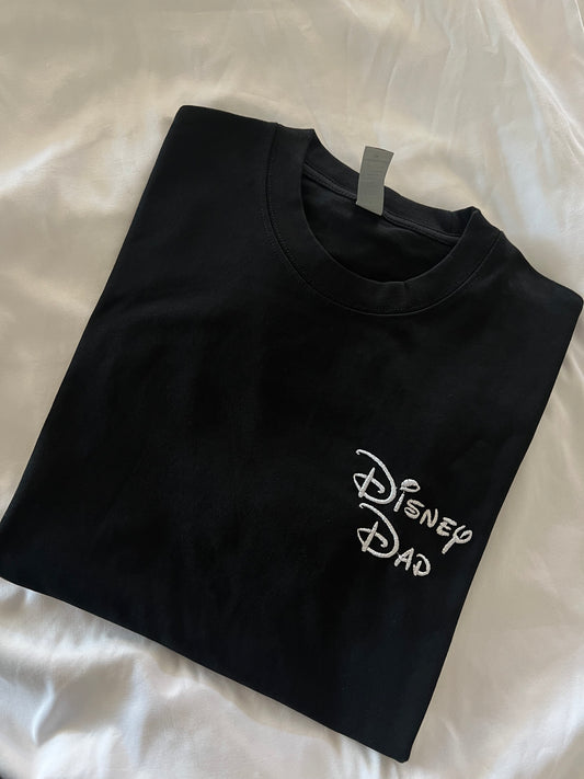 Embroidered Disney Dad Heavy Weight Shirt